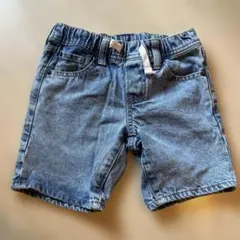 【値下げ】【GAP】新品未使用　男の子　デニム半ズボン　S (6-7)