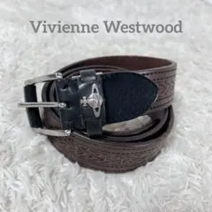 Vivienne Westwood オーブモチーフ レザーベルト　ヴィヴィアン