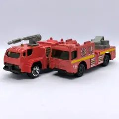 ミニカー 消防車 赤 レッド はたらく車 ジャンク まとめ売り