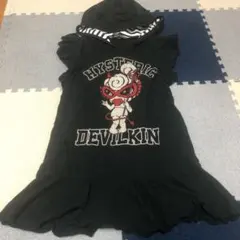 ワンピース チュニック 角付きフード