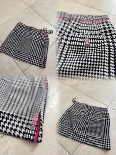 archivio アルチビオ 40千鳥柄レディースゴルフスカート クリーニング済