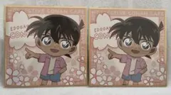 名探偵コナン　江戸川コナン　ミニ色紙　名探偵コナンカフェ