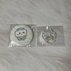 ちいかわ Baby アクリルスタンド おねんね缶バッジ【ハチワレ】