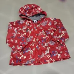 PETIT BATEAU 花柄 フード付きジャケット 18m 81cmのサムネイル
