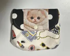 猫パネル蓋付きダーツマチポーチのサムネイル