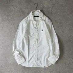 新品■SOPHNET. ソフネット【L】長袖 シャツ シンプル ホワイト 刺繍のサムネイル
