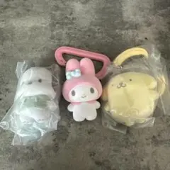 サンリオキャラクターズ カラフルカラビナマスコットチャーム セット　ガチャガチャ