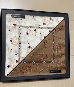 未使用品‼️バーバリー大判ハンカチ　50cm×50cm 2枚セット