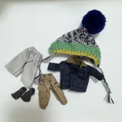 オビツ11 オビツロイド 服 まとめ売り ニット帽 デニムジャケット