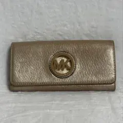 マイケルコース★長財布★レザー★ゴールド系★美品