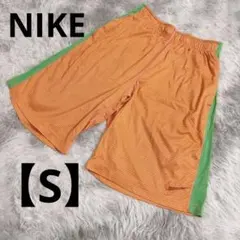 NIKE ナイキ DRI-FIT 【S】オレンジ グリーン ショートパンツ