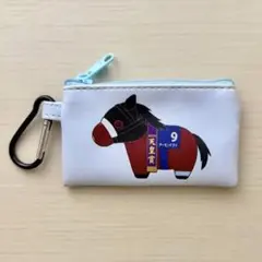 未使用 アーモンドアイ 応援ポーチ サラブレッドコレクション 競馬