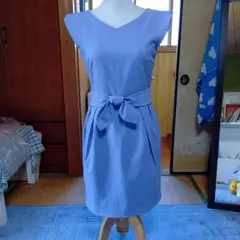 Apuweiser-riche 半袖ひざ丈ワンピース