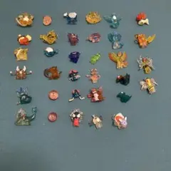 ポケモン 初期　クリアタイプ　ミニフィギュア 34体　おまけ付き