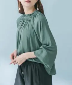 アーバンリサーチROSSO 2wayネックフリル ブラウス 長袖