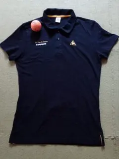 Le coq Sportif メンズゴルフシャツ半袖(黒)