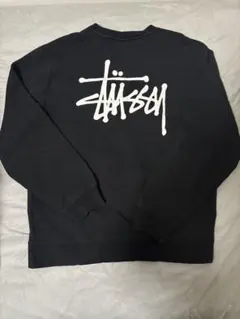 STUSSY ステューシー スウェット トレーナー ブラック ロゴ