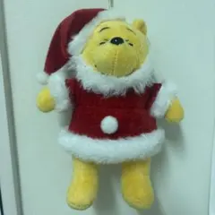 プーさん サンタ服 ぬいぐるみ