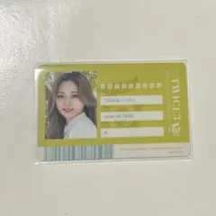 TWICE #TWICE3 IDカード ツウィ