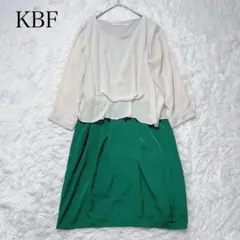 KBF アーバンリサーチ　ケービーエフ ドッキングワンピース M バイカラーのサムネイル