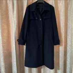 GU ロングコート ネイビー