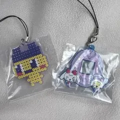 たまごっち一番くじ　F賞　きらきらラバーチャーム　まめっち ラブリっち