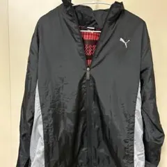Puma サイズ0ウィンドブレーカー ブラック/グレー