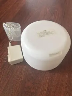 置き型加湿器 円形ホワイト ACアダプター付き無印良品のサムネイル