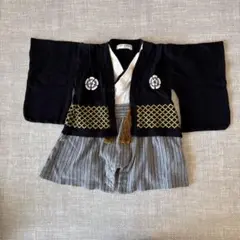 袴ロンパース　ベビー　男の子　60cm お宮参り・初節句