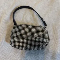 alexanderwang ラインストーン ハンドバッグ ピンクゴールド - メルカリ