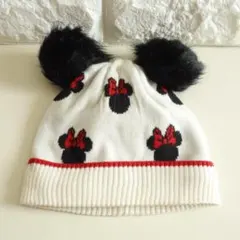 新品 BABY GAP ディズニー×ギャップ コラボ ミニー キッズ ニット帽