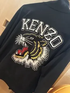 KENZO ブラック ジップアップジャケット