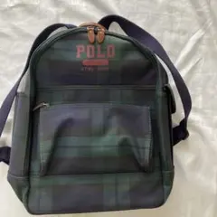ヴィンテージ★ポロ ラルフローレン チェック リュック
