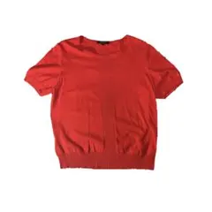 BURBERRY LONDON バーバリー　半袖ニット レッド　　y2k