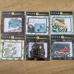 ピクサー　ハッピーくじ　K賞　ダイカットステッカーセット　6種類