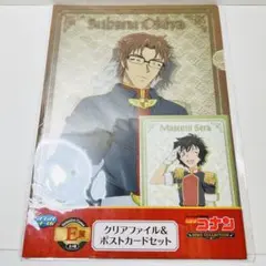 ✩未開封✩名探偵コナン　A4クリアファイル&ポストカードセット 沖矢昴、世良真純