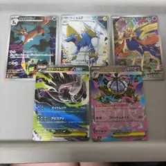 ポケモンカード 5枚セット フォクスライ ライボルト ザシアン他のサムネイル