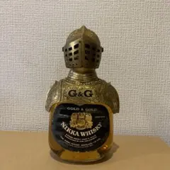 貴重】ニッカ ウイスキー G&G 白瓶 西洋騎士 終売品 760ml カブト