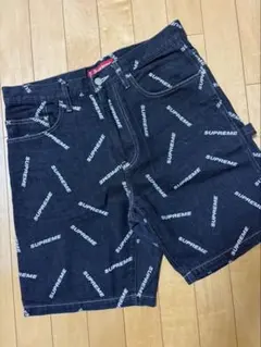 Supreme HandwritingDoubleKneeDenim Short - メルカリ