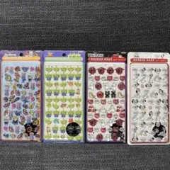 ディズニー ぷくぷくシール 4セット