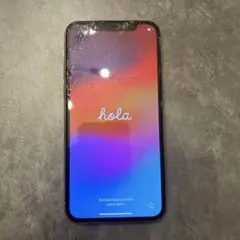 Apple iPhone 11 Pro シルバー 本体 ひび割れあり