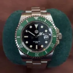 サンマーティン　SAN MARTIN 自動巻　サブマリ San martin-自動巻き時計sn004,アップグレード38mm,6200ダイバー