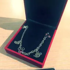 ディズニー ミッキー生誕80周年 スワロフスキー ブレスレット