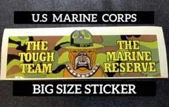 90s USA ヴィンテージ MARINE ミリタリー ステッカー ブルドッグ