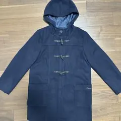 ポンポネットジュニア ダッフルコート ネイビー M(150)