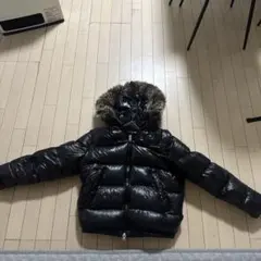 ZARA ブラック ダウンジャケット フード付き