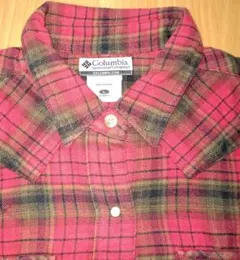 Columbia チェック柄 長袖シャツ L女性用