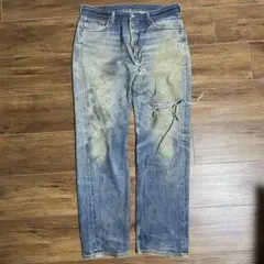 90s 00s Levi’s 501XX ダメージデニム W36 グランジのサムネイル