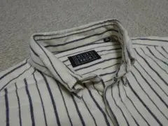 定価1.5万円以上　トゥモローランド　ネルシャツ　ストライプ　フライフロント　M