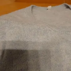 カシミヤ100% ライトブルー水色 長袖ニット Sサイズ 無印良品